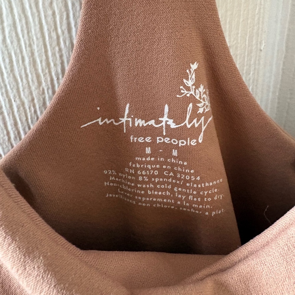 Free People Cocoa Brown Tank Top - Picture 2 of 4